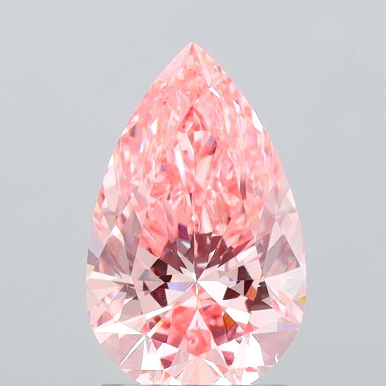 2.01 Carat Pear Shaped, Ideal Cut, VS1 Clarity, IGI Certified Lab Grown Diamond