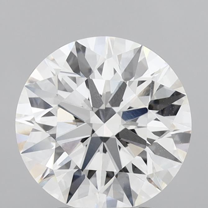 3.02 Carat Round Shaped, Ideal Cut, E Color, VVS2 Clarity, IGI Certified Lab Grown Diamond