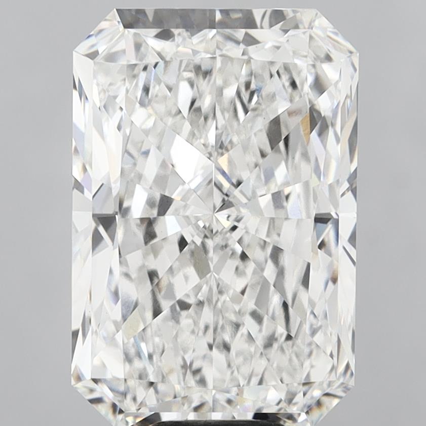13.09 Carat Radiant Shaped, Ideal Cut, E Color, VVS2 Clarity, IGI Certified Lab Grown Diamond