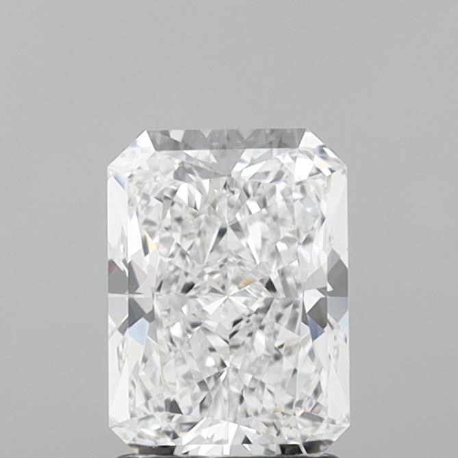 1.53 Carat Radiant Shaped, Ideal Cut, E Color, VVS1 Clarity, IGI Certified Lab Grown Diamond