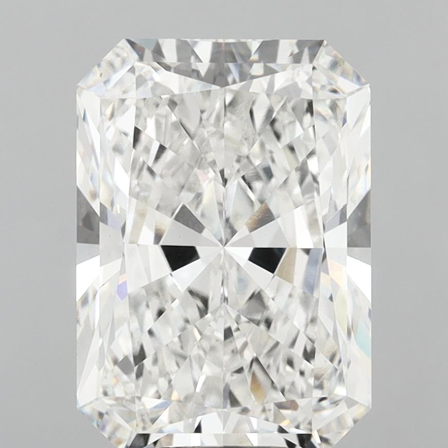 10.07 Carat Radiant Shaped, Ideal Cut, F Color, VVS2 Clarity, IGI Certified Lab Grown Diamond