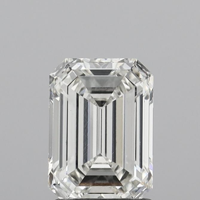 1.53 Carat Emerald Shaped, Ideal Cut, G Color, VS1 Clarity, IGI Certified Lab Grown Diamond