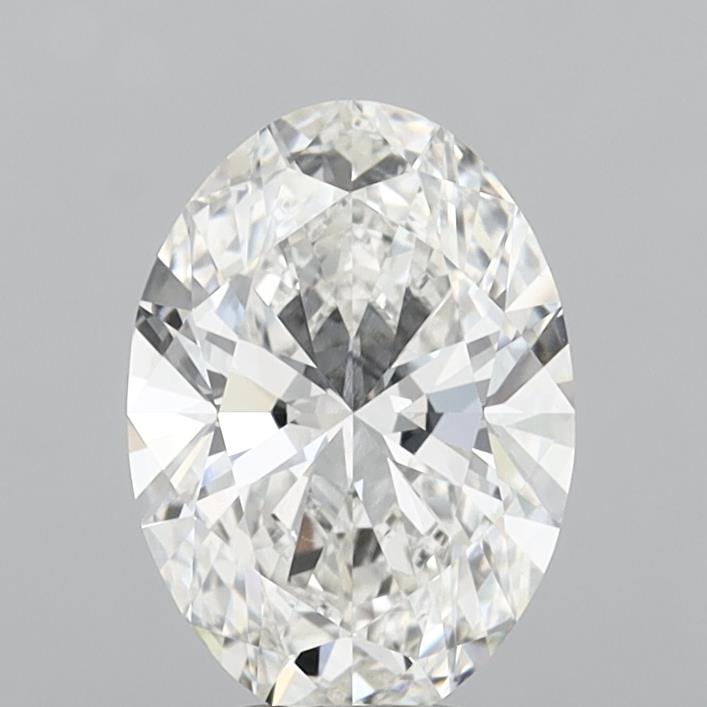 4.05 Carat Oval Shaped, Ideal Cut, F Color, VVS2 Clarity, IGI Certified Lab Grown Diamond