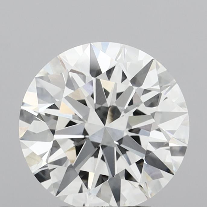 2.70 Carat Round Shaped, Ideal Cut, E Color, VVS2 Clarity, IGI Certified Lab Grown Diamond