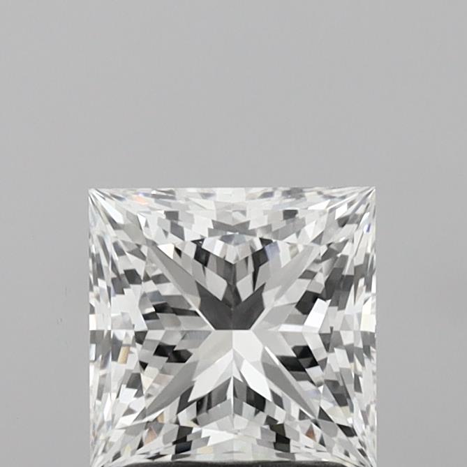 1.90 Carat Princess Shaped, Ideal Cut, E Color, VVS1 Clarity, IGI Certified Lab Grown Diamond