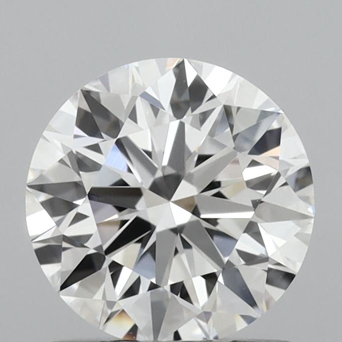 1.07 Carat Round Shaped, Ideal Cut, D Color, VVS2 Clarity, IGI Certified Lab Grown Diamond