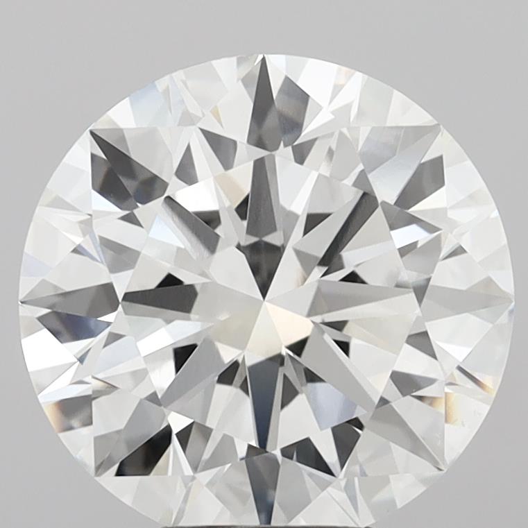5.59 Carat Round Shaped, Ideal Cut, E Color, VVS2 Clarity, IGI Certified Lab Grown Diamond