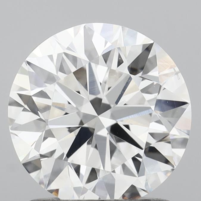 1.28 Carat Round Shaped, Excellent Cut, D Color, VS1 Clarity, IGI Certified Lab Grown Diamond