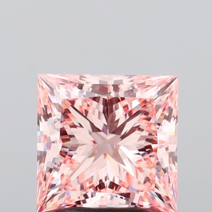 2.97 Carat Princess Shaped, Ideal Cut, VS1 Clarity, IGI Certified Lab Grown Diamond