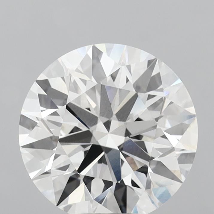 5.05 Carat Round Shaped, Ideal Cut, F Color, VVS2 Clarity, IGI Certified Lab Grown Diamond