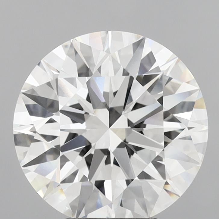 4.47 Carat Round Shaped, Ideal Cut, E Color, VVS2 Clarity, IGI Certified Lab Grown Diamond