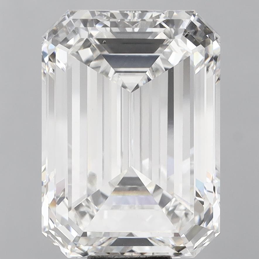 17.02 Carat Emerald Shaped, Excellent Cut, F Color, VS1 Clarity, IGI Certified Lab Grown Diamond