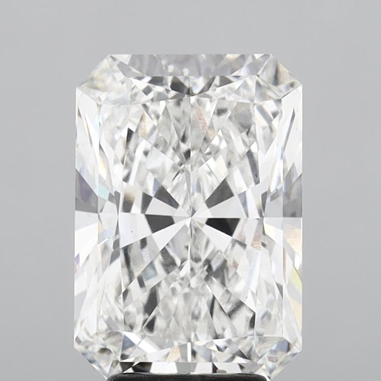 5.11 Carat Radiant Shaped, Ideal Cut, E Color, VS1 Clarity, IGI Certified Lab Grown Diamond