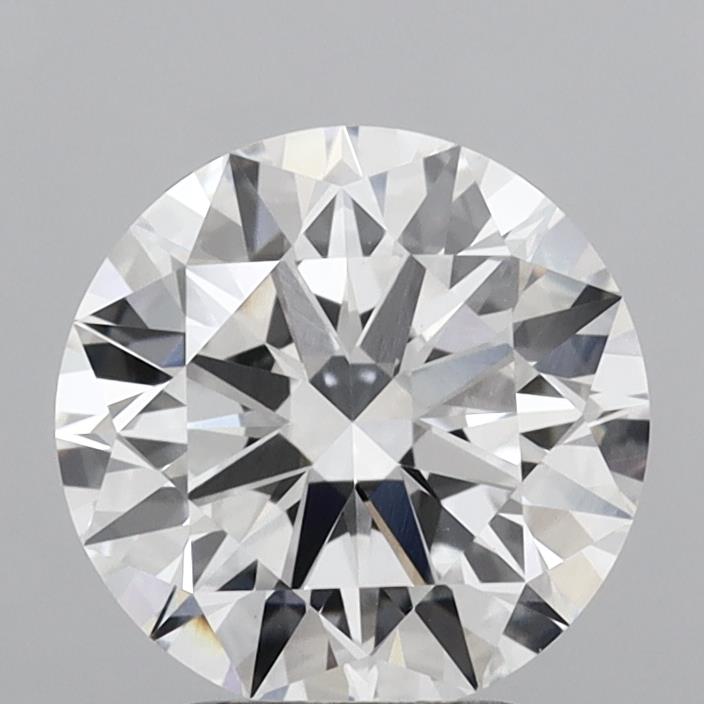 3.07 Carat Round Shaped, Ideal Cut, E Color, VVS2 Clarity, IGI Certified Lab Grown Diamond