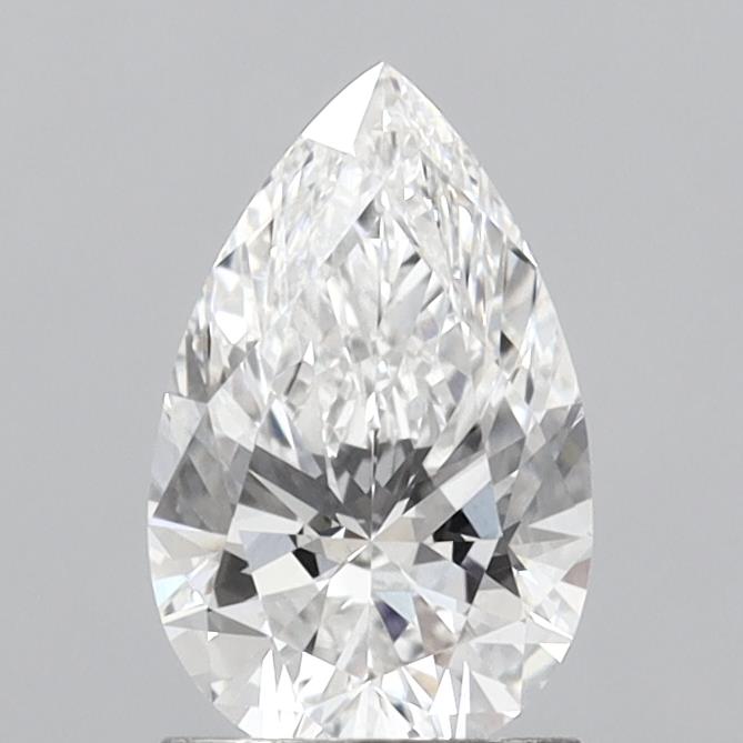 1.46 Carat Pear Shaped, Ideal Cut, E Color, VS1 Clarity, IGI Certified Lab Grown Diamond