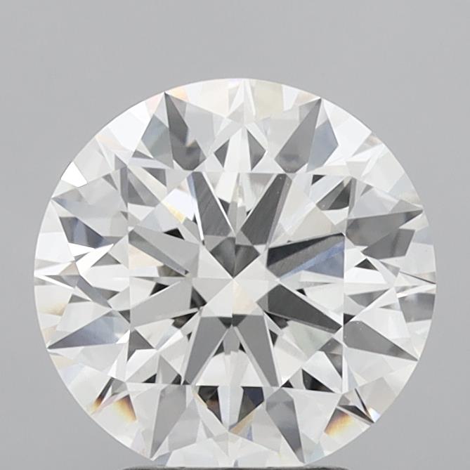 3.06 Carat Round Shaped, Ideal Cut, F Color, VVS2 Clarity, IGI Certified Lab Grown Diamond