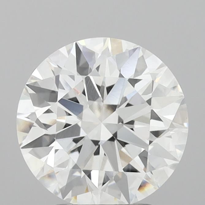 2.85 Carat Round Shaped, Ideal Cut, E Color, VVS2 Clarity, IGI Certified Lab Grown Diamond