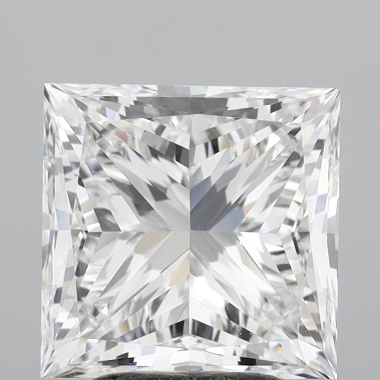 4.03 Carat Princess Shaped, Very Good Cut, E Color, VVS1 Clarity, IGI Certified Lab Grown Diamond