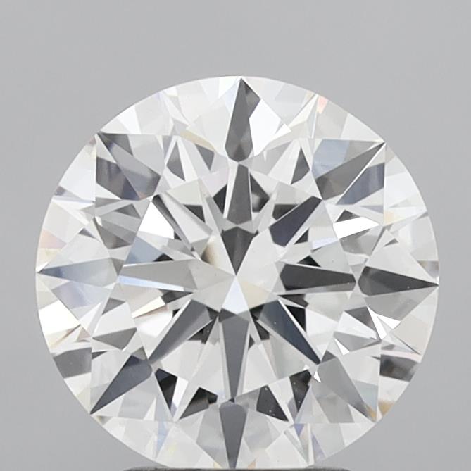 3.07 Carat Round Shaped, Ideal Cut, E Color, VVS2 Clarity, IGI Certified Lab Grown Diamond