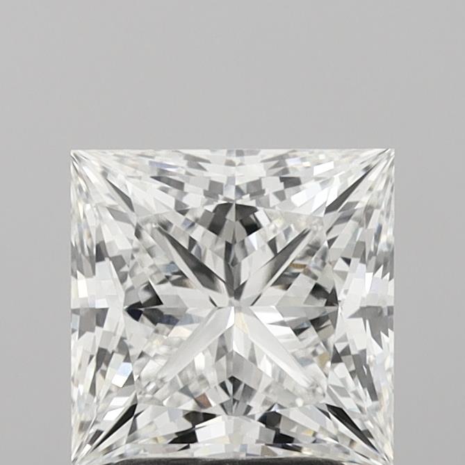2.62 Carat Princess Shaped, Ideal Cut, E Color, VVS1 Clarity, IGI Certified Lab Grown Diamond