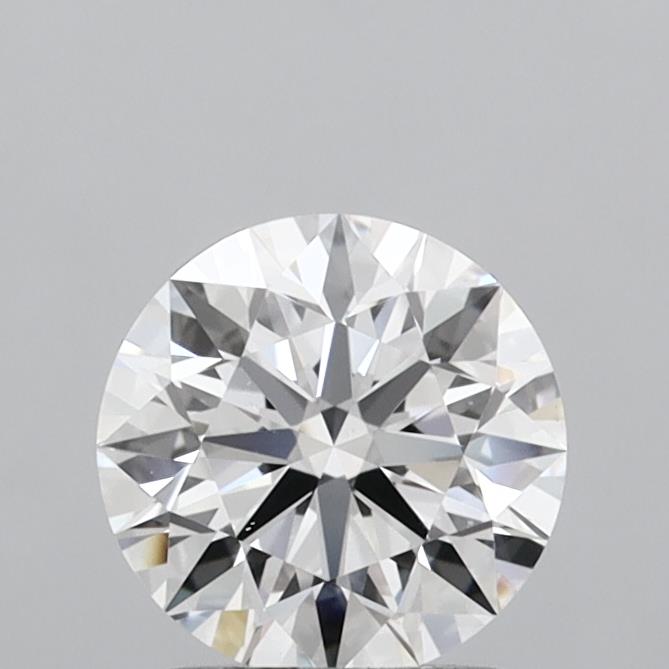 1.55 Carat Round Shaped, Ideal Cut, D Color, VVS2 Clarity, IGI Certified Lab Grown Diamond