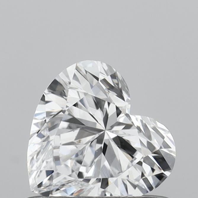 0.54 Carat Heart Shaped, Very Good Cut, D Color, VS2 Clarity, IGI Certified Lab Grown Diamond