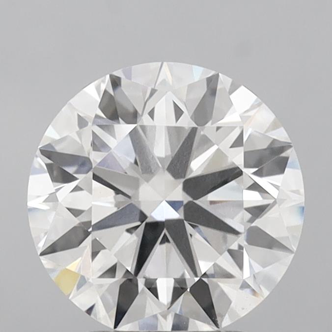 2.71 Carat Round Shaped, Excellent Cut, D Color, VVS2 Clarity, IGI Certified Lab Grown Diamond