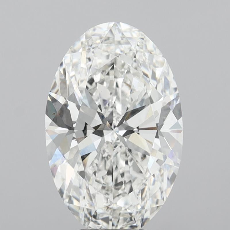 6.06 Carat Oval Shaped, Ideal Cut, F Color, VVS2 Clarity, IGI Certified Lab Grown Diamond