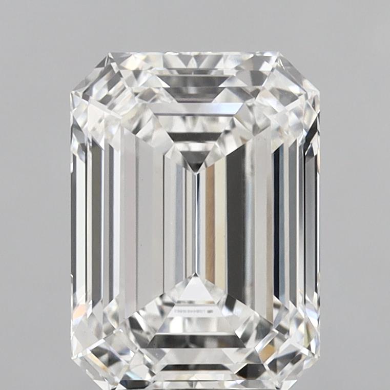 4.10 Carat Emerald Shaped, Ideal Cut, F Color, VS1 Clarity, IGI Certified Lab Grown Diamond