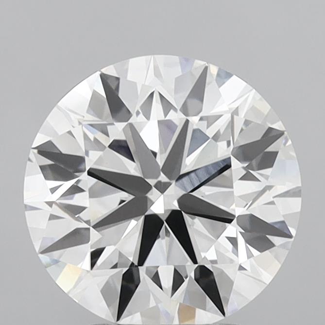 3.03 Carat Round Shaped, Ideal Cut, E Color, VVS2 Clarity, IGI Certified Lab Grown Diamond