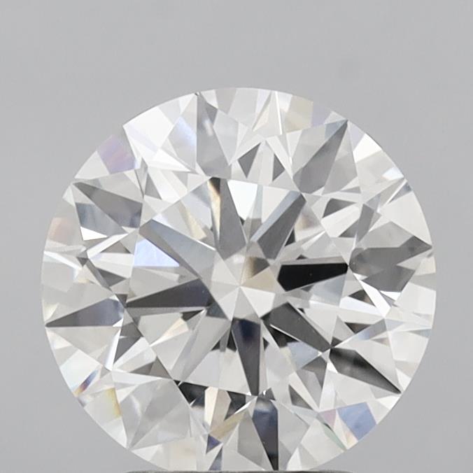 2.71 Carat Round Shaped, Ideal Cut, E Color, VVS2 Clarity, IGI Certified Lab Grown Diamond
