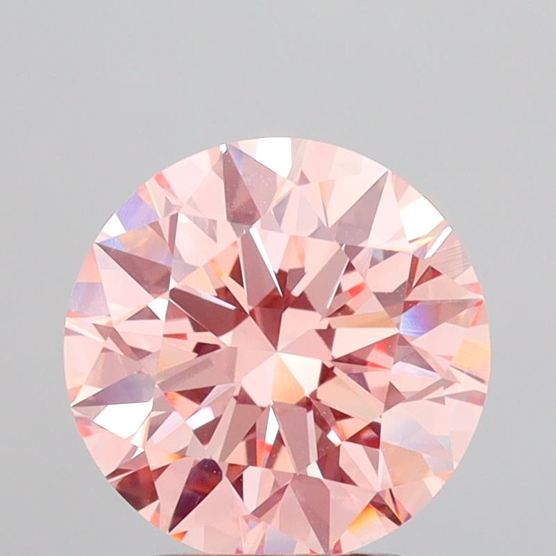2.75 Carat Round Shaped, Ideal Cut, VVS2 Clarity, IGI Certified Lab Grown Diamond