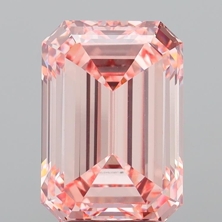 4.09 Carat Emerald Shaped, Ideal Cut, VVS2 Clarity, IGI Certified Lab Grown Diamond