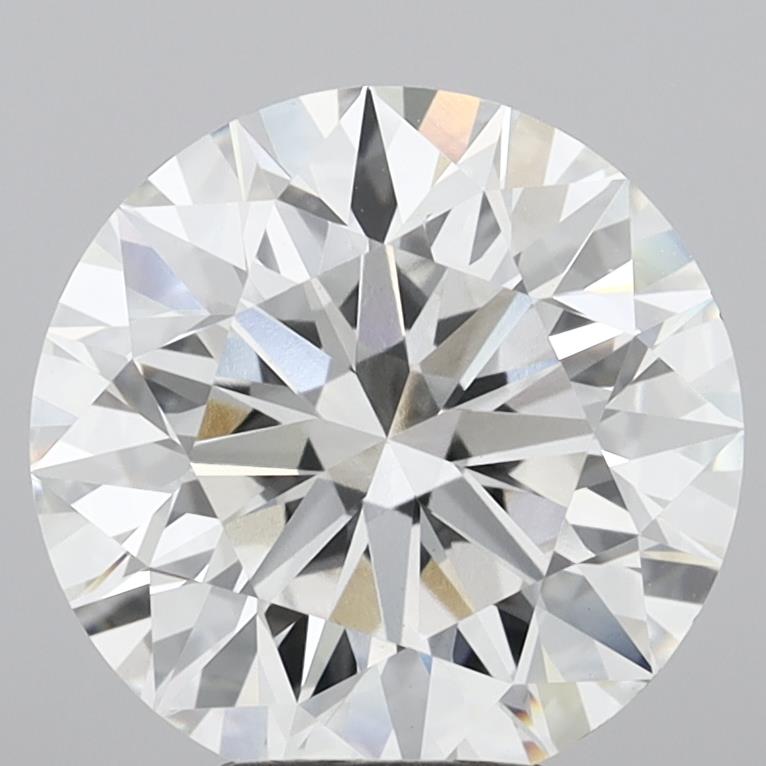 5.10 Carat Round Shaped, Excellent Cut, E Color, VVS2 Clarity, IGI Certified Lab Grown Diamond
