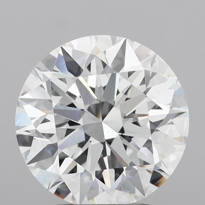 3.23 Carat Round Shaped, Ideal Cut, E Color, VVS2 Clarity, IGI Certified Lab Grown Diamond
