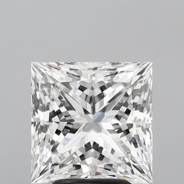 4.07 Carat Princess Shaped, Ideal Cut, E Color, VS1 Clarity, IGI Certified Lab Grown Diamond