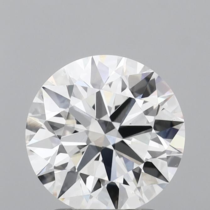 2.08 Carat Round Shaped, Ideal Cut, E Color, VVS2 Clarity, IGI Certified Lab Grown Diamond
