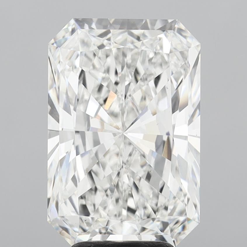 5.06 Carat Radiant Shaped, Ideal Cut, E Color, VS1 Clarity, IGI Certified Lab Grown Diamond