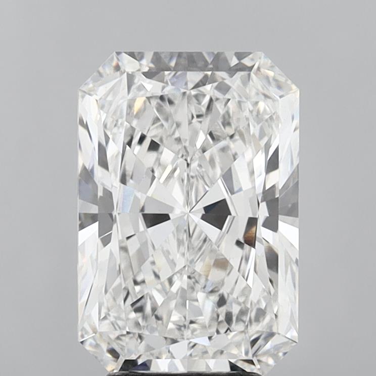 5.10 Carat Radiant Shaped, Ideal Cut, E Color, VS1 Clarity, IGI Certified Lab Grown Diamond