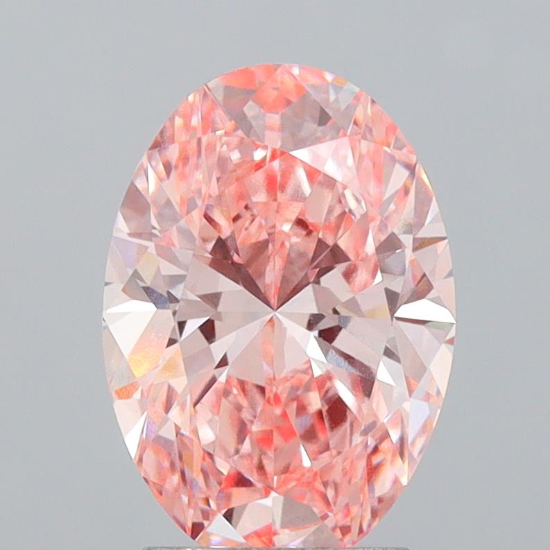 2.78 Carat Oval Shaped, Ideal Cut, VVS2 Clarity, IGI Certified Lab Grown Diamond