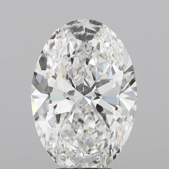 4.06 Carat Oval Shaped, Ideal Cut, D Color, VS1 Clarity, IGI Certified Lab Grown Diamond
