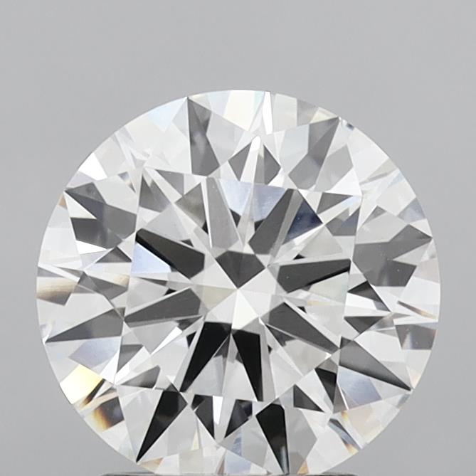 2.89 Carat Round Shaped, Ideal Cut, F Color, VVS2 Clarity, IGI Certified Lab Grown Diamond