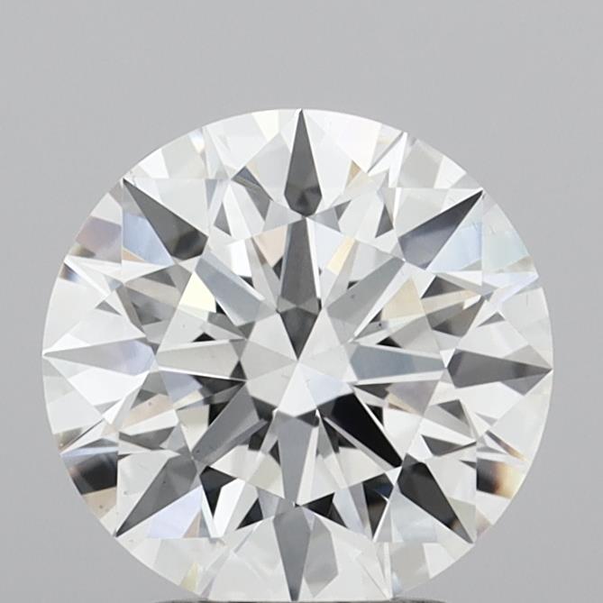2.71 Carat Round Shaped, Ideal Cut, E Color, VS1 Clarity, IGI Certified Lab Grown Diamond