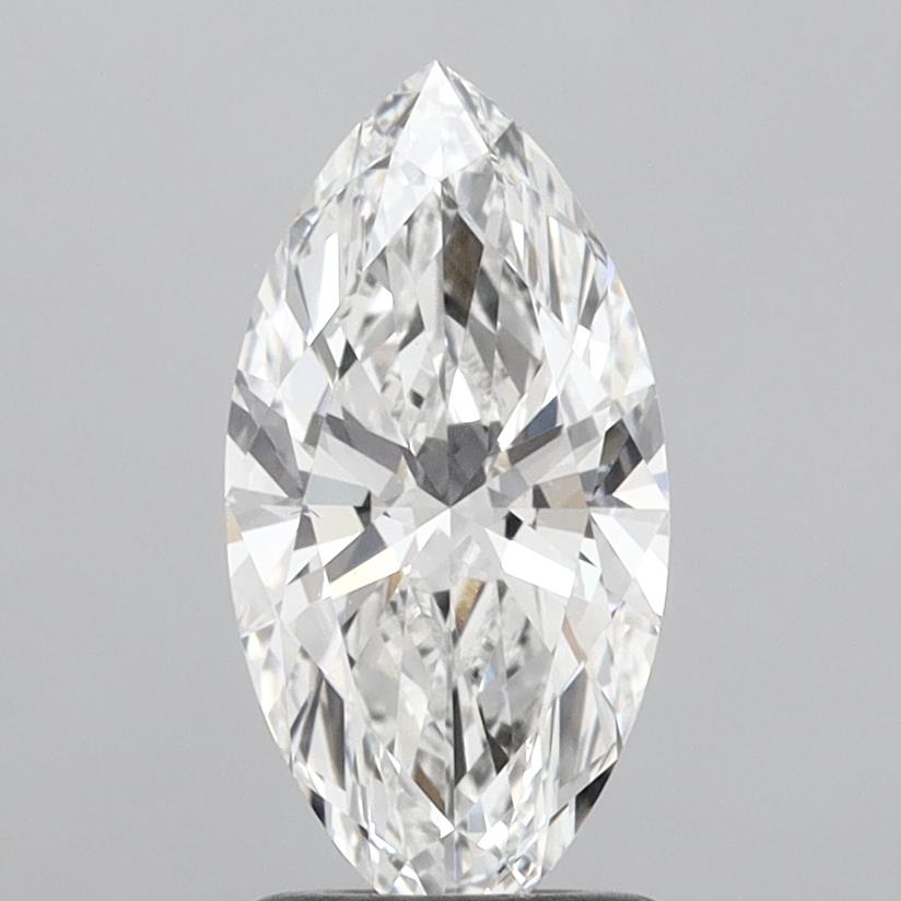 1.50 Carat Marquise Shaped, Ideal Cut, E Color, VVS2 Clarity, IGI Certified Lab Grown Diamond