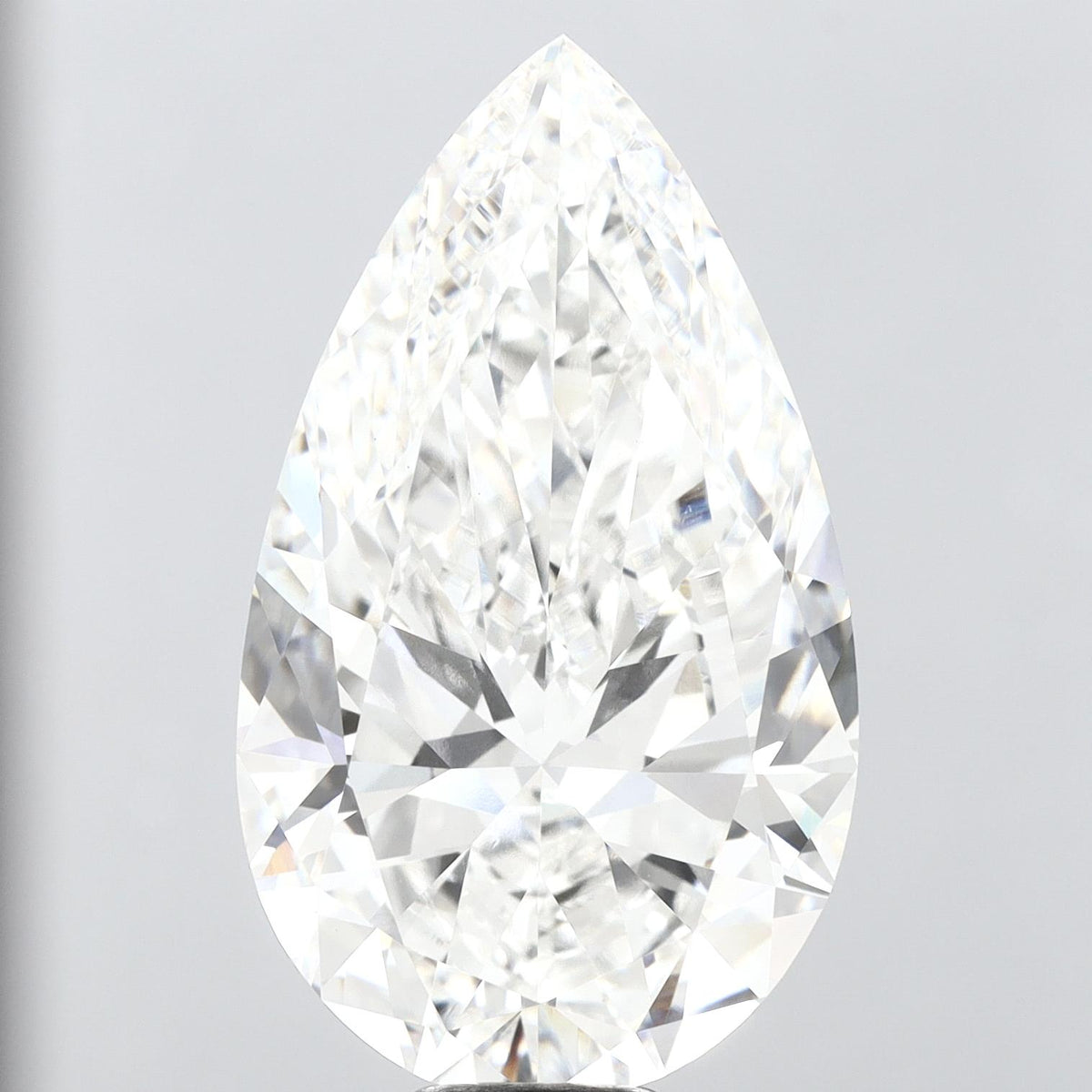 15.52 Carat Pear Shaped, Excellent Cut, F Color, VVS2 Clarity, IGI Certified Lab Grown Diamond
