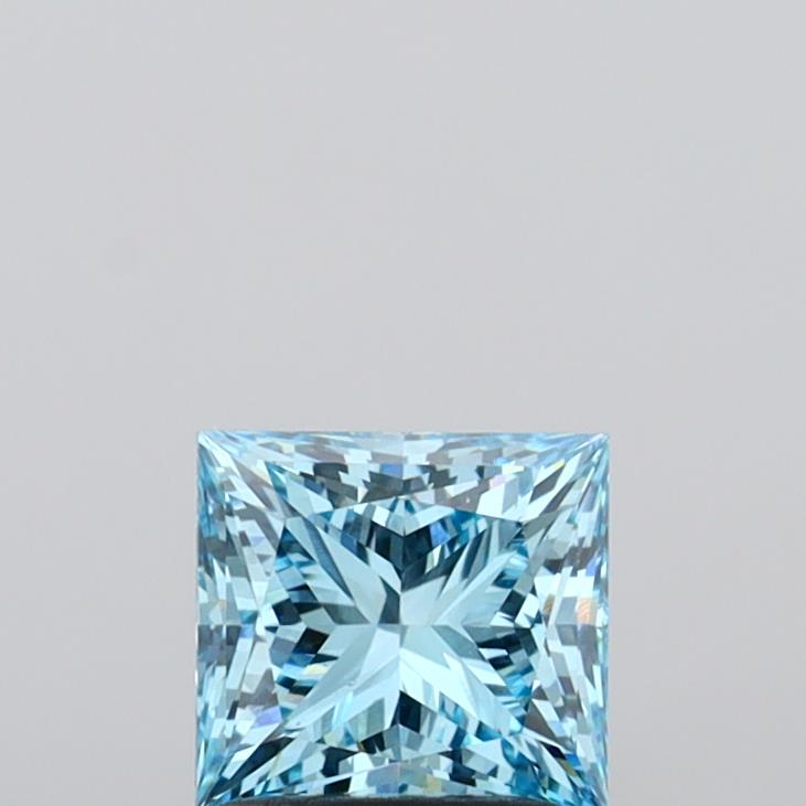 1.33 Carat Princess Shaped, Excellent Cut, VS1 Clarity, IGI Certified Lab Grown Diamond