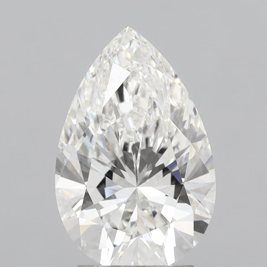 3.01 Carat Pear Shaped, Ideal Cut, G Color, VVS2 Clarity, IGI Certified Lab Grown Diamond