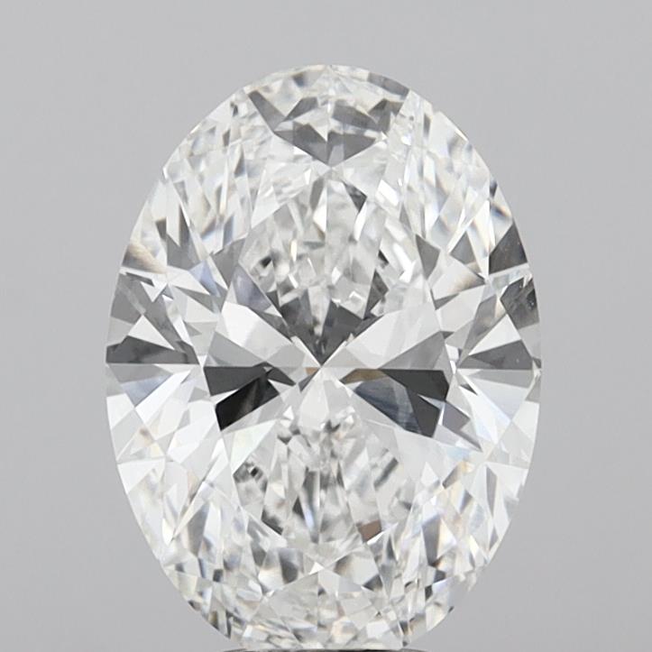 5.09 Carat Oval Shaped, Ideal Cut, D Color, VVS1 Clarity, IGI Certified Lab Grown Diamond