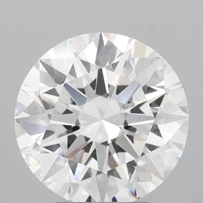2.87 Carat Round Shaped, Ideal Cut, E Color, VS1 Clarity, IGI Certified Lab Grown Diamond