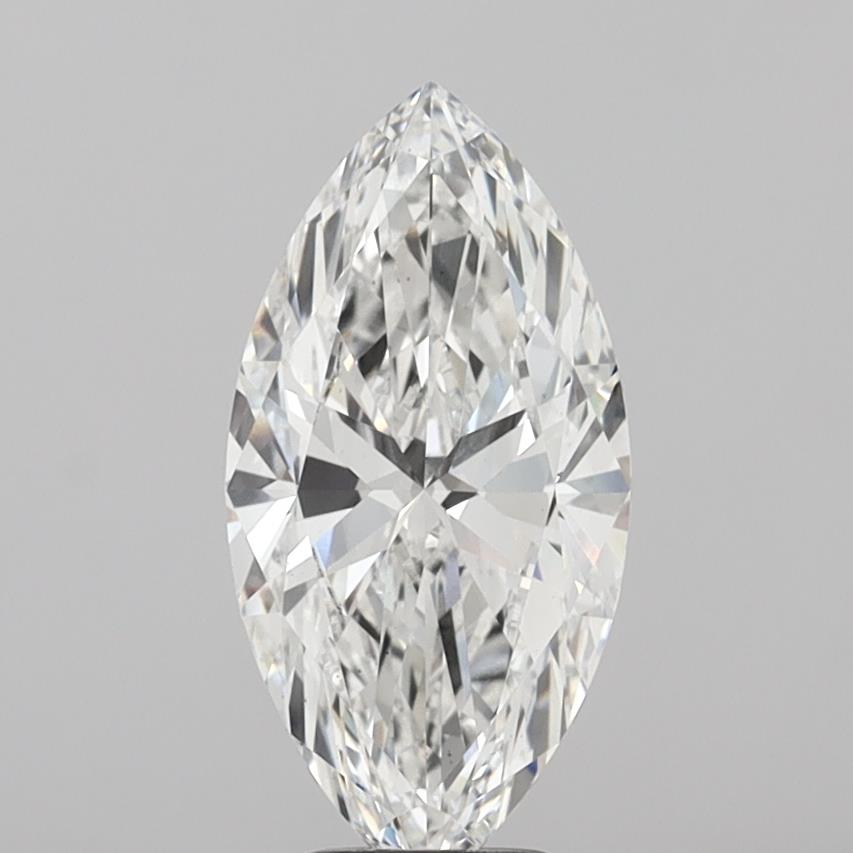 4.01 Carat Marquise Shaped, Ideal Cut, E Color, VS2 Clarity, IGI Certified Lab Grown Diamond